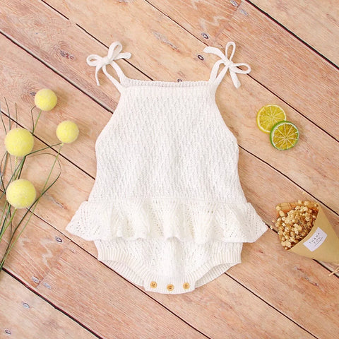 Baby Girl Knit Ruffle Skirt Bodysuit