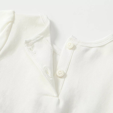 Baby Girl Bunny Patch Plaid Hem Shirt