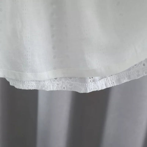 Baby Girl Rose Patch Eyelet Dress