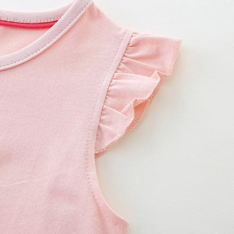 Girls Ombre Tulle Flamingo Dress