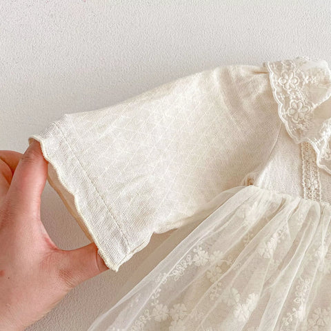 Baby Girl Floral Sheer Tulle Dress