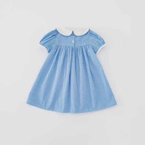 Girls Roger Rabbit Gingham Collar Dress