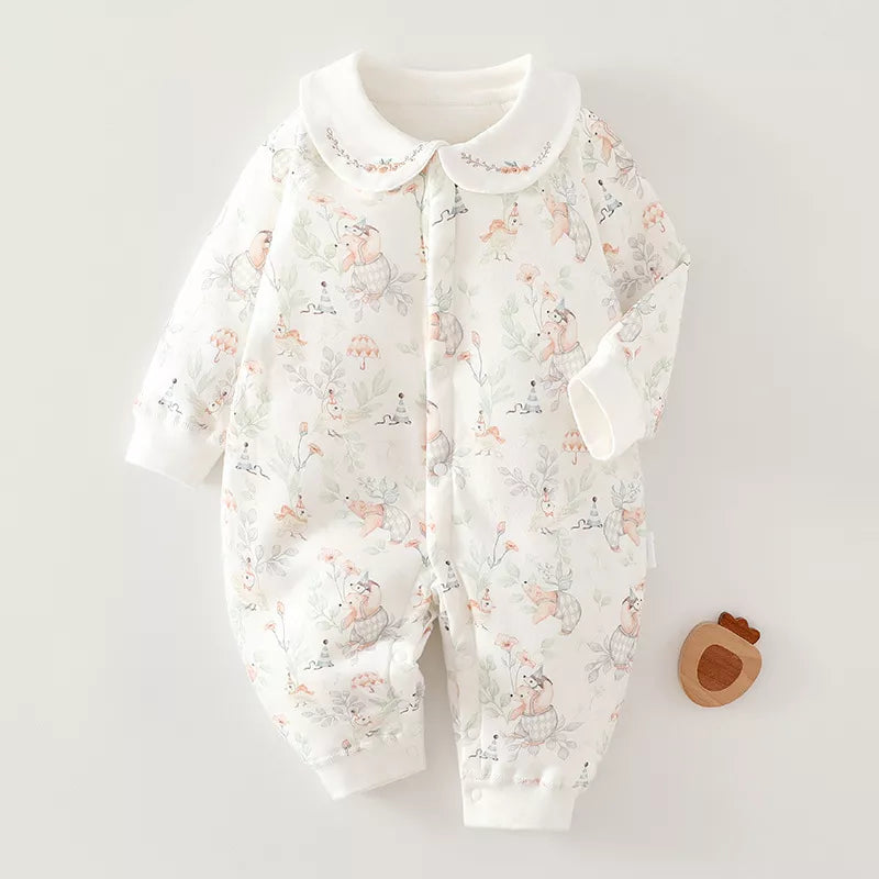 Baby Girl Animal Print Romper Jumpsuit