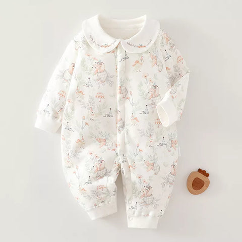 Baby Girl Animal Print Romper Jumpsuit