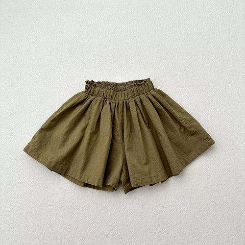 Baby Girl Wide Leg Skirt Skort