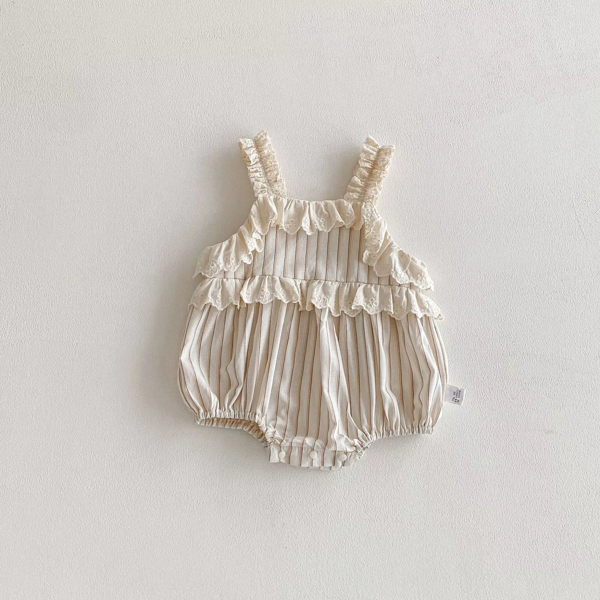 Baby Girl Ruffle Trim Plaid Cami Bodysuit