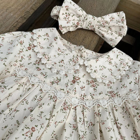 2 Pc Baby Girl Ditsy Floral Bodysuit