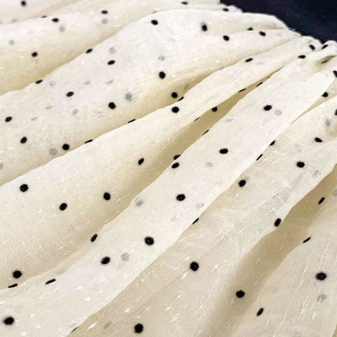 Girls Ruffle Dots Bubble Skirt Dress