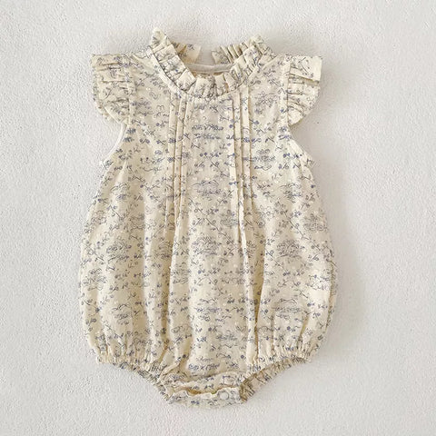 Girls High Ruffle Neck Pleat Detail Bodysuit or Dress