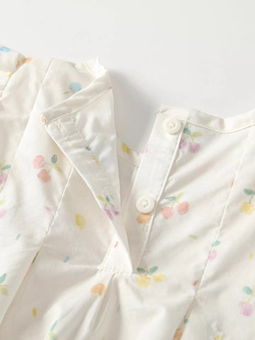 Baby Girl Hearts and Fruits Bodysuit