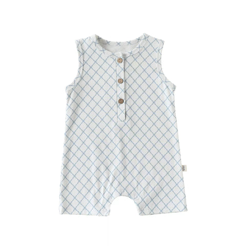 Baby Boy Knit Tank Top Romper