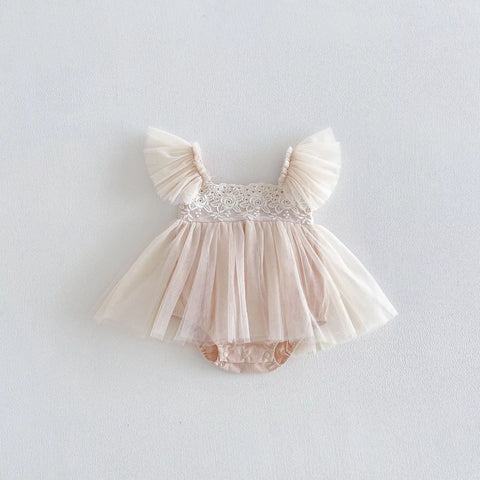 Baby Girl Tulle Bodysuit Dress