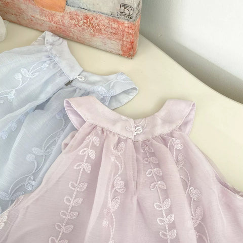 2 Pc Halter Rosette Top & Wide Pants Set