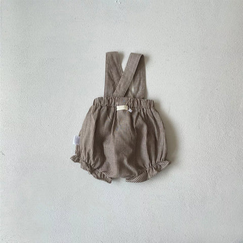 Unisex Baby Overall Flap Pocket Shorts