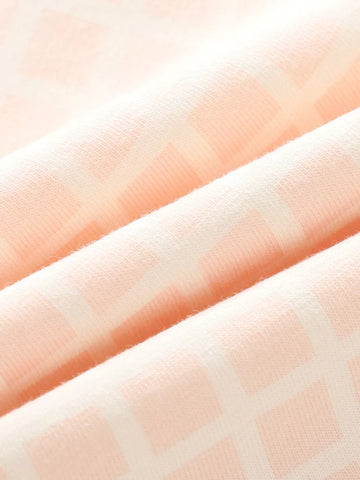2 Pc Girls Spring Flower & Gingham Leggings Set