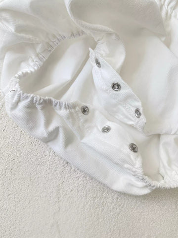 Baby Girl Floral Embroidered Collar Autumn Romper