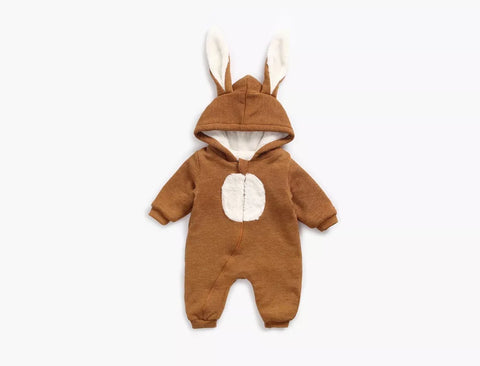 Baby Thick Fleece Lined Bunny Suit
