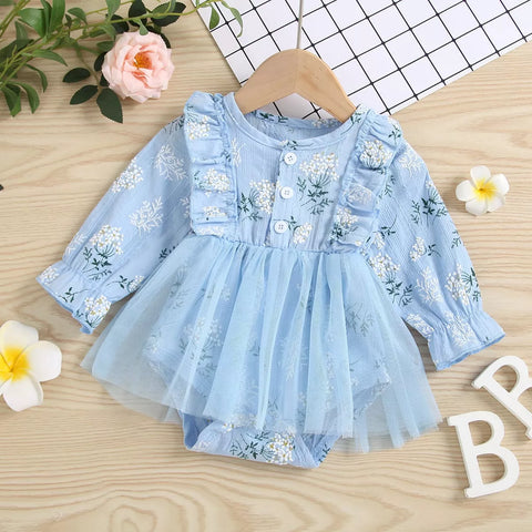 Baby Girls Spring Blossom Mesh Dress