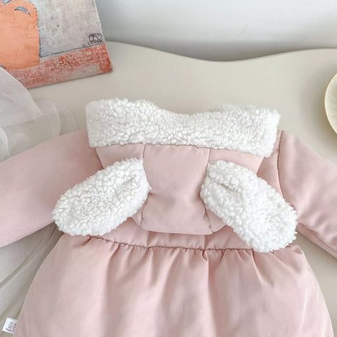 Girl Fleece Lined Bunny Coat