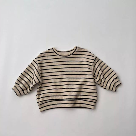 Baby Boy Stripe Oversized Shirt