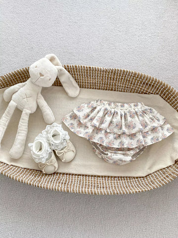 Baby Girl Summer Tiered Skirt Bloomer