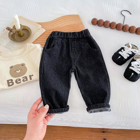 Unisex Fitted Denim Jeans