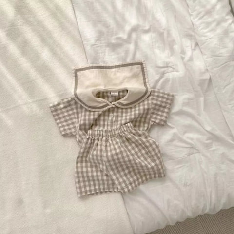 Baby Boy Little Skipper Sailor Set