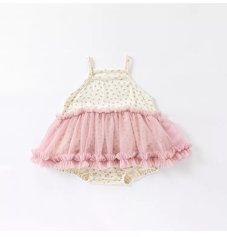 2 Pc Baby Girl Summer Cami Tutu Bodysuit