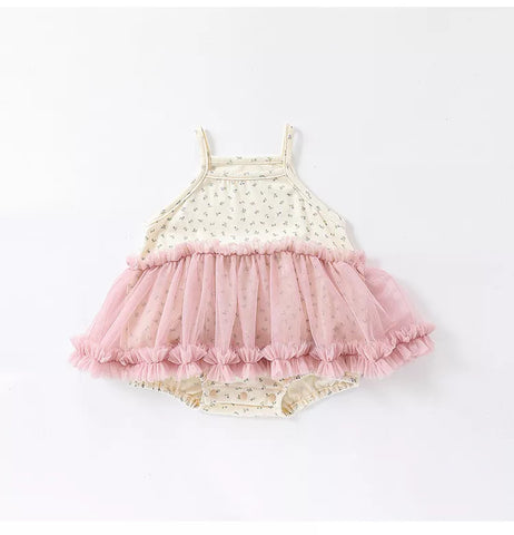2 Pc Baby Girl Summer Cami Tutu Bodysuit