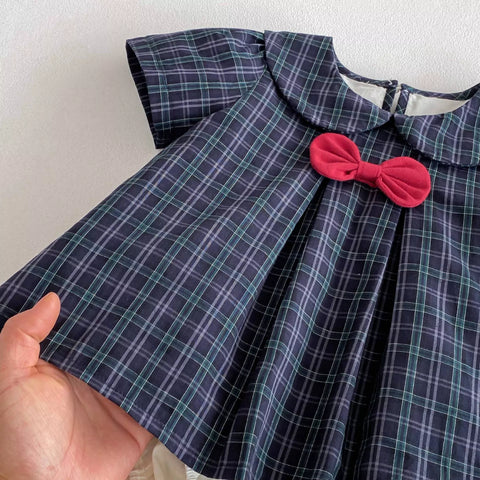 Baby Girl Madeline Plaid Bodysuit Dress