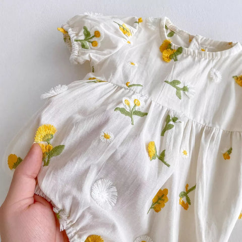 Baby Girl 3D Spring Blossom Bodysuit