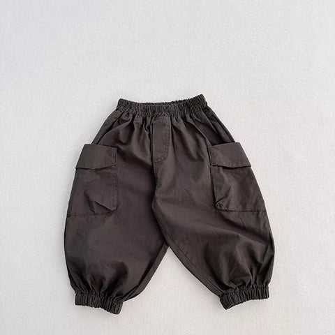 Boys Cargo Pockets Jogger Pants