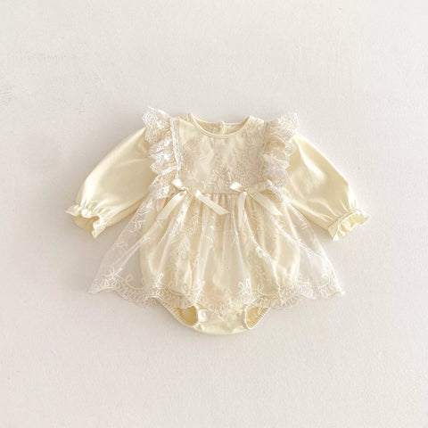 Baby Girl Romantic Tulle Ruffle Detail Dress
