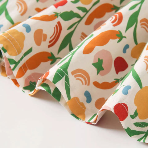 Girls Gardenia Print Sun Dress