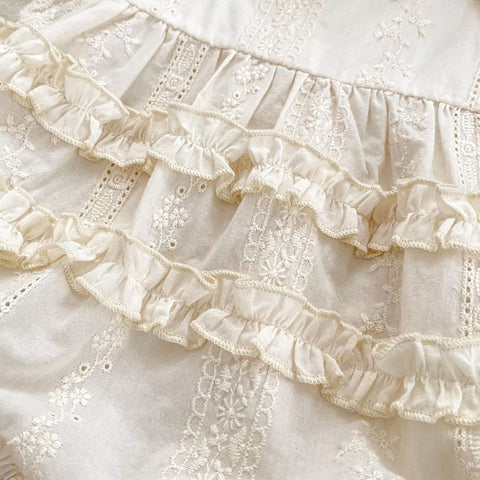 Baby Girl Tiered Ruffle Cami Bodysuit