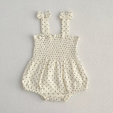 Baby Girl Smocked Cami Bodysuit