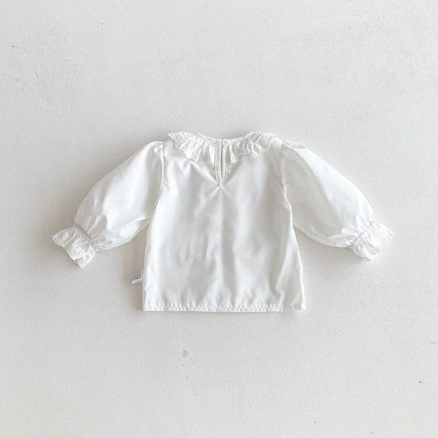 2 Pc Baby Girl Holiday Plaid Bodysuit w/ Ruffle Collar Shirt