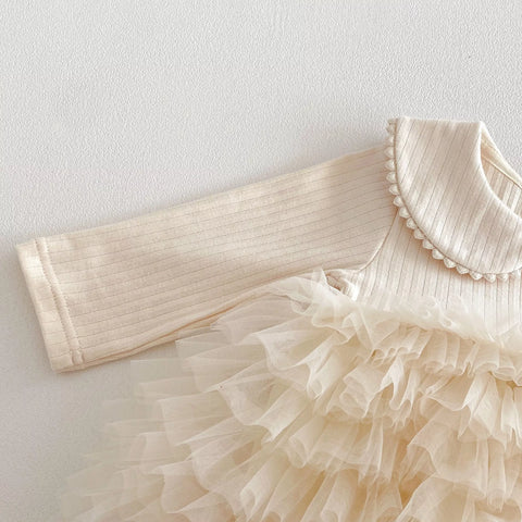 Baby Girl Peter Pan Ruffle Layered Dress