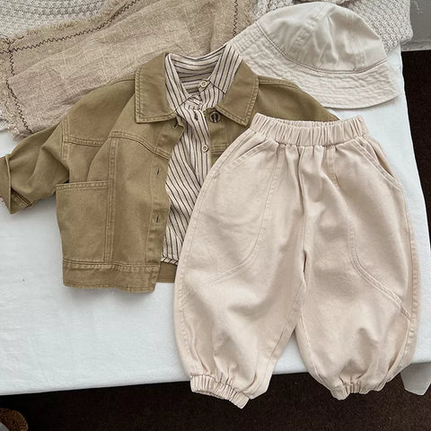 Boys Casual Barrel Pants