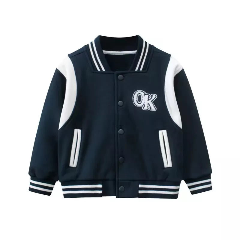 Baby Boy Letterman Baseball Jacket