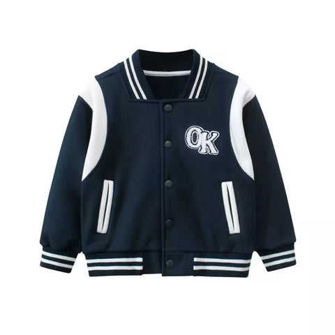 Baby Boy Letterman Baseball Jacket