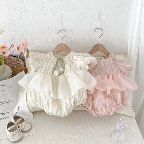 Baby Girl Bubble Skirt Bodysuit