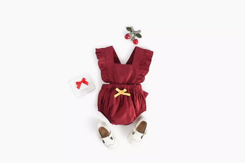 Baby Girl Cotton Ruffle Bodysuit