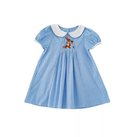 Girls Roger Rabbit Gingham Collar Dress