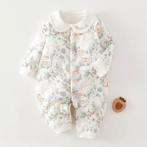 Baby Girl Animal Print Romper Jumpsuit