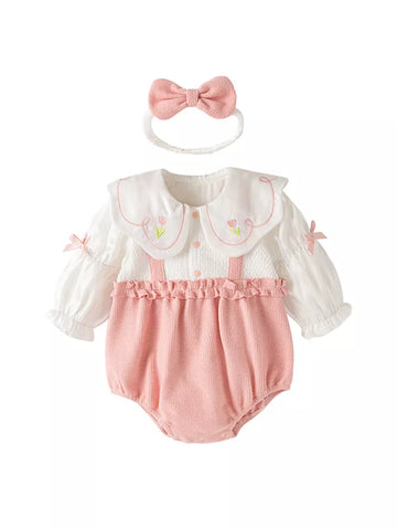 2 Pc Baby Girl Tulip Bodysuit w/Headband