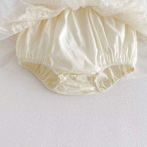 Baby Girl Ethereal Lace Emb Dress