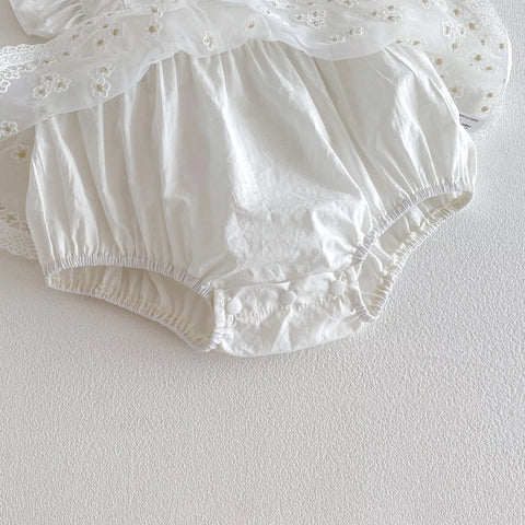 Baby Girl Mini Daisy Sheer Skirt Ruffle Bodysuit