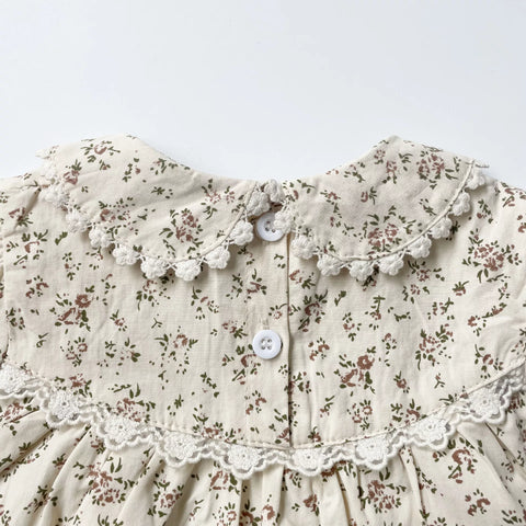 2 Pc Baby Girl Ditsy Floral Bodysuit