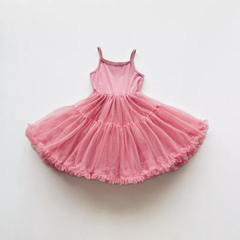 Girls Pouffy Tutu Cami Dress